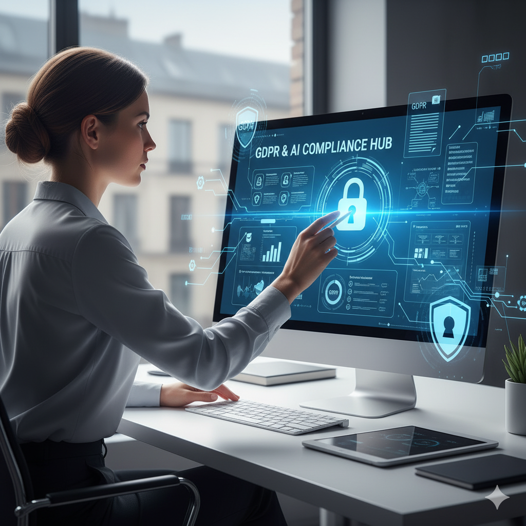 Illustration d’un site multilingue avec différents drapeaux et schémas de référencement